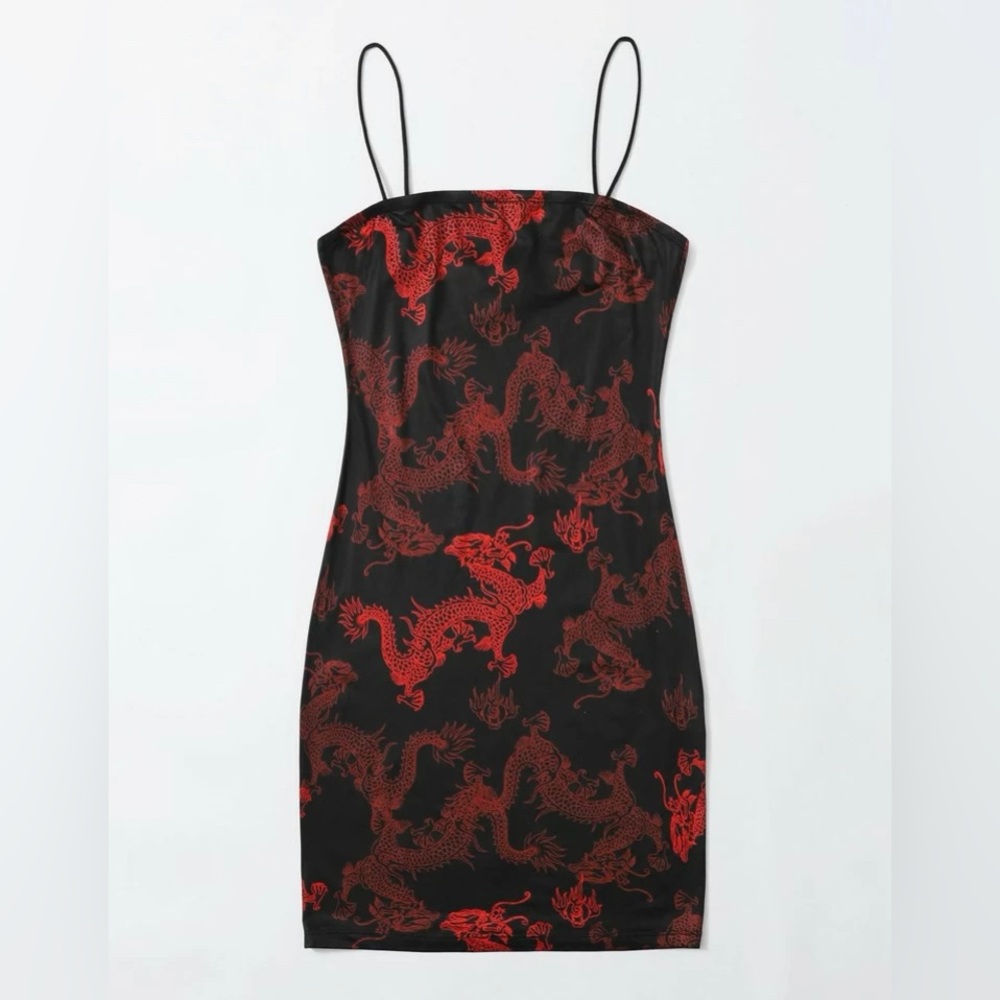 Dragon Print Dress